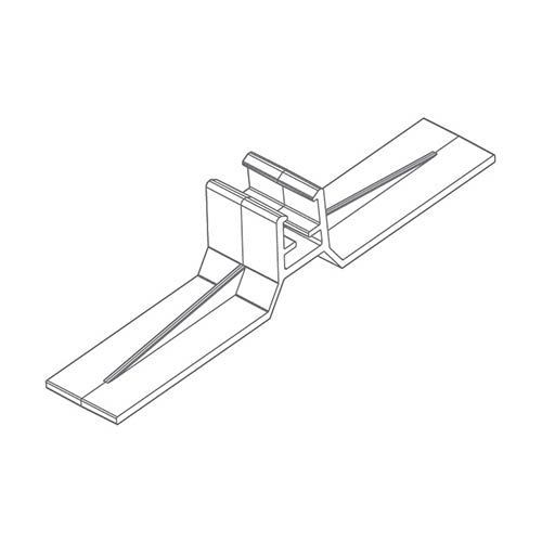 Base soporte para marco de plástico vista esquema
