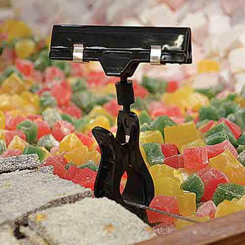 Pinza negra 12000 portaprecio 2025