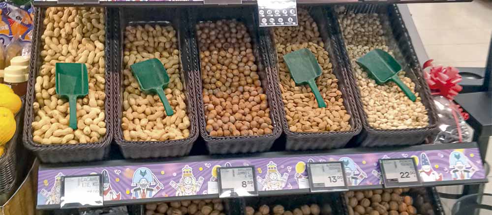 Cestas pl&aacute;stico para exponer alimentos