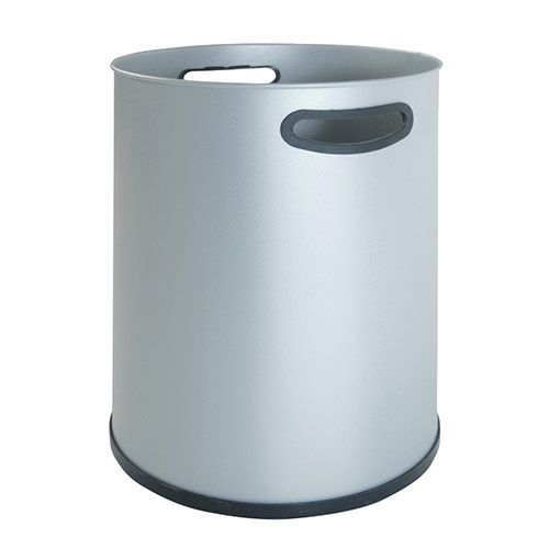 Papelera met&aacute;lica 16L para oficina