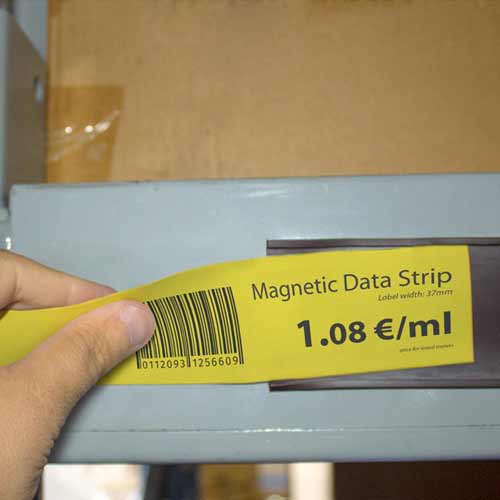 Perfil magn&eacute;tico para etiquetas de precio