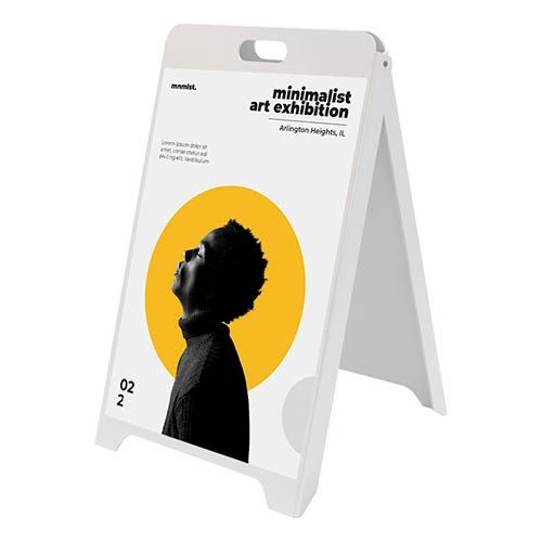 Caballete publicitario econ&oacute;mico
