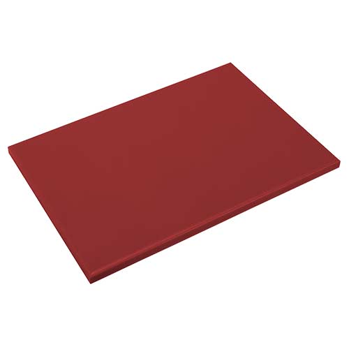 Tabla de corte polietileno rojo alta densidad P500