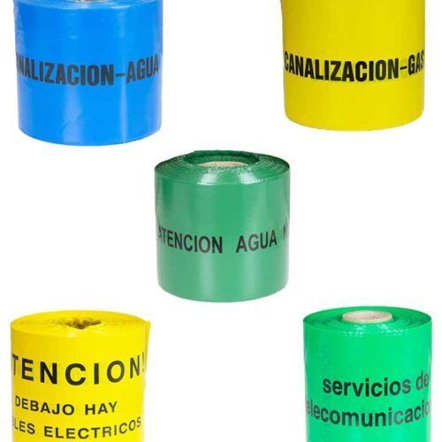 Cintas de balizamiento gas, agua, electricidad