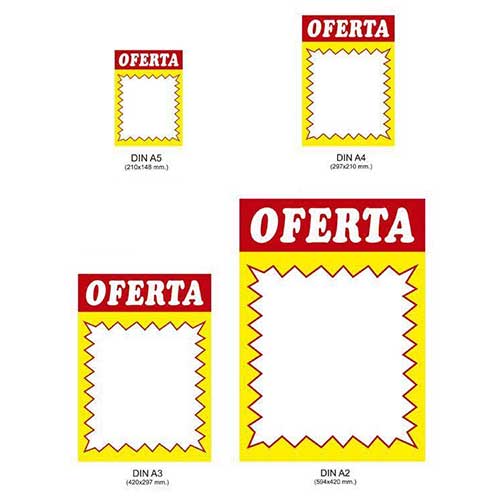 Carteles de oferta