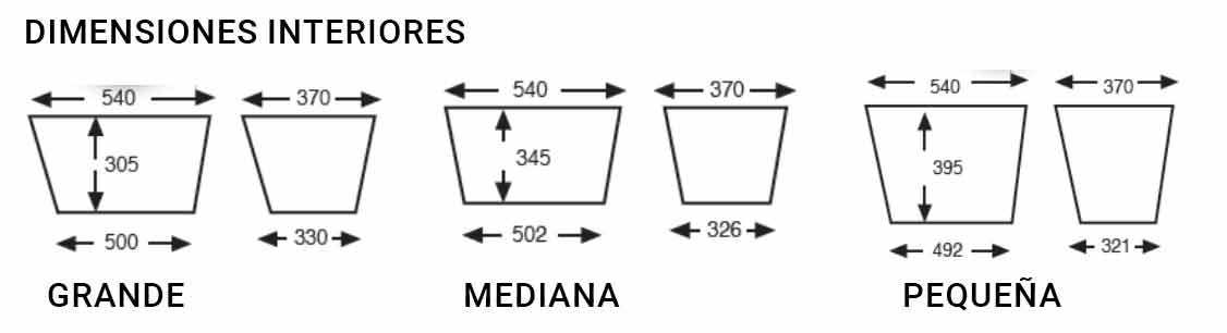 Caja de reparto apilable con tapa &ndash; dimensiones