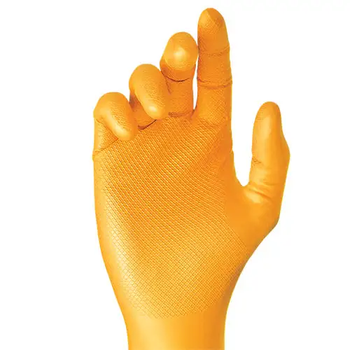 Guantes de nitrilo escamados