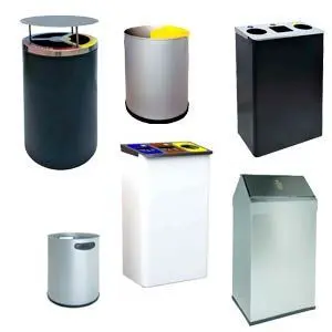 Papeleras de interior, exterior, reciclaje, etc., modelos Vatisa 2025