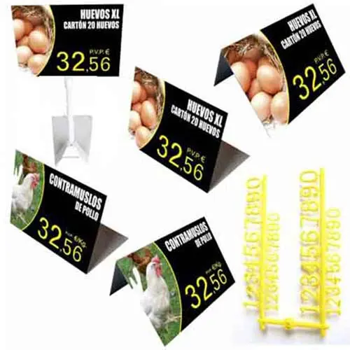 Poller&iacute;a portaprecios