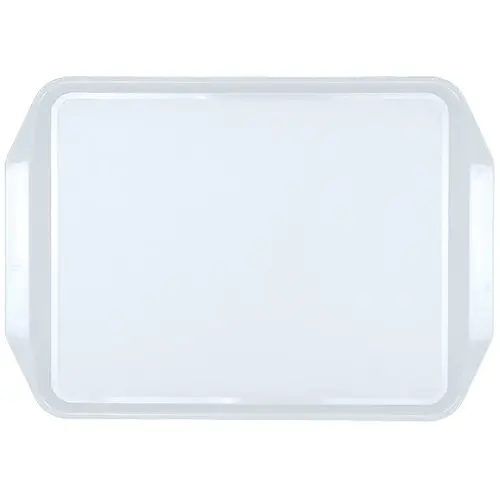 Bandeja de servicio profesional blanca de 43x31 cm